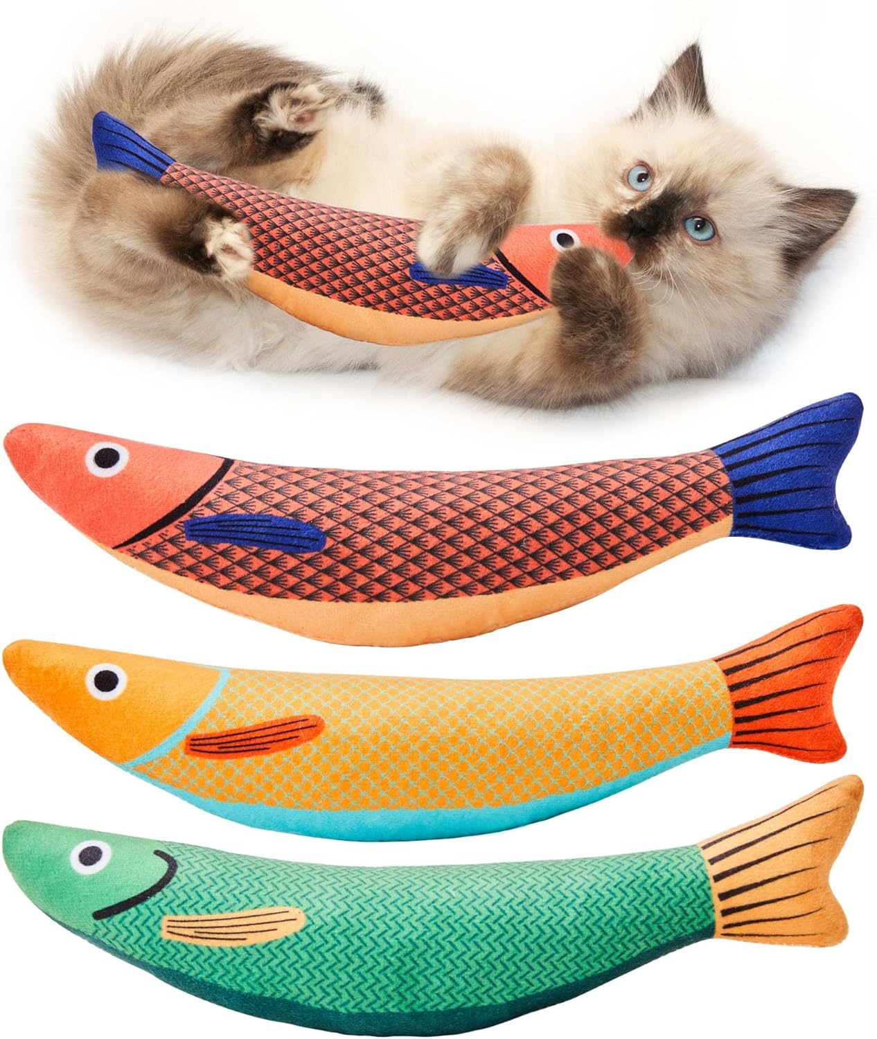 In-Depth Review of Interactive Catnip Crinkle Sound Fish Toys: Perfect for Indoor Kitten Exercise and All Breeds